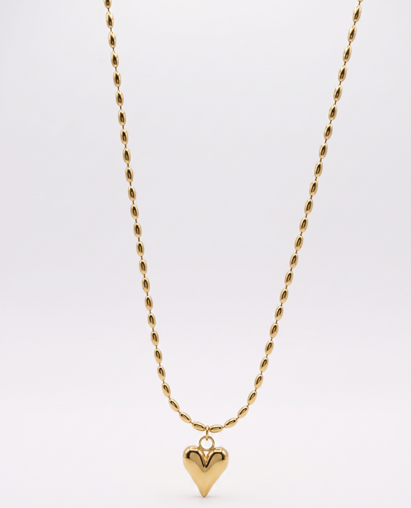 The Bead and Heart necklace