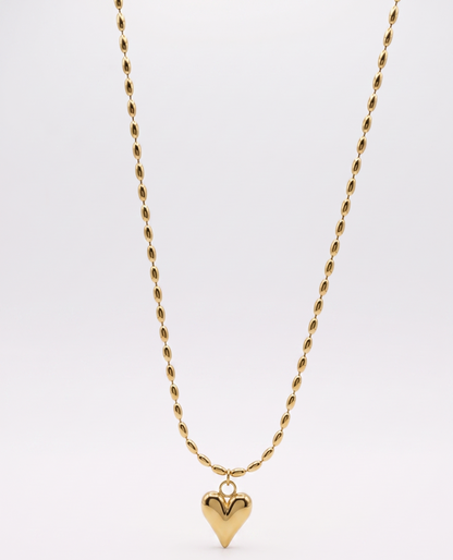 The Bead and Heart necklace