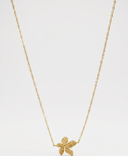 vintage flower necklace