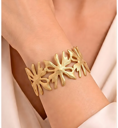 tropical flora bracelet