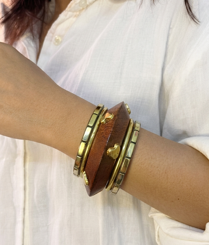 heartwood harmony wooden bangle