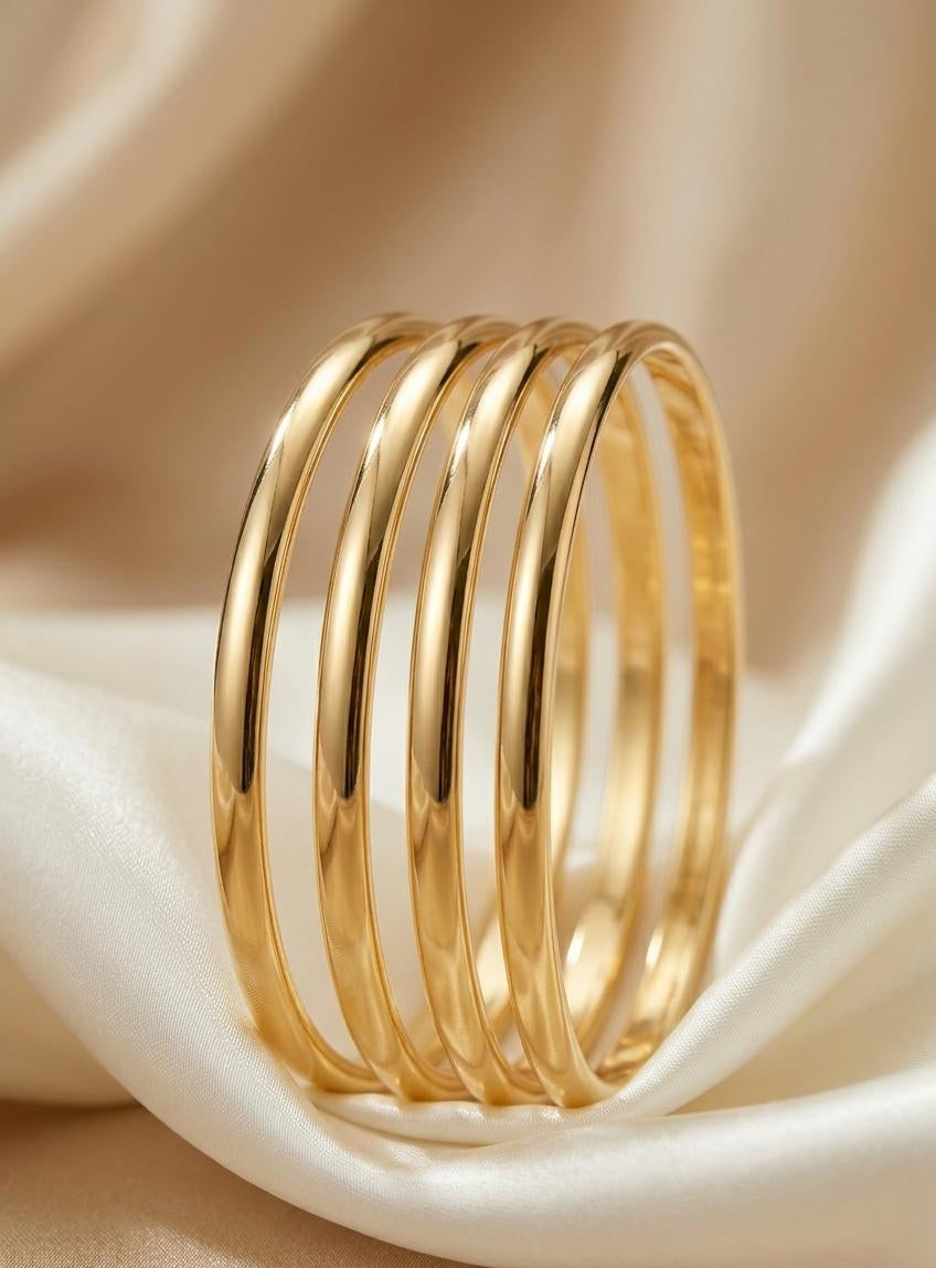 Golden Grace Bangles Set