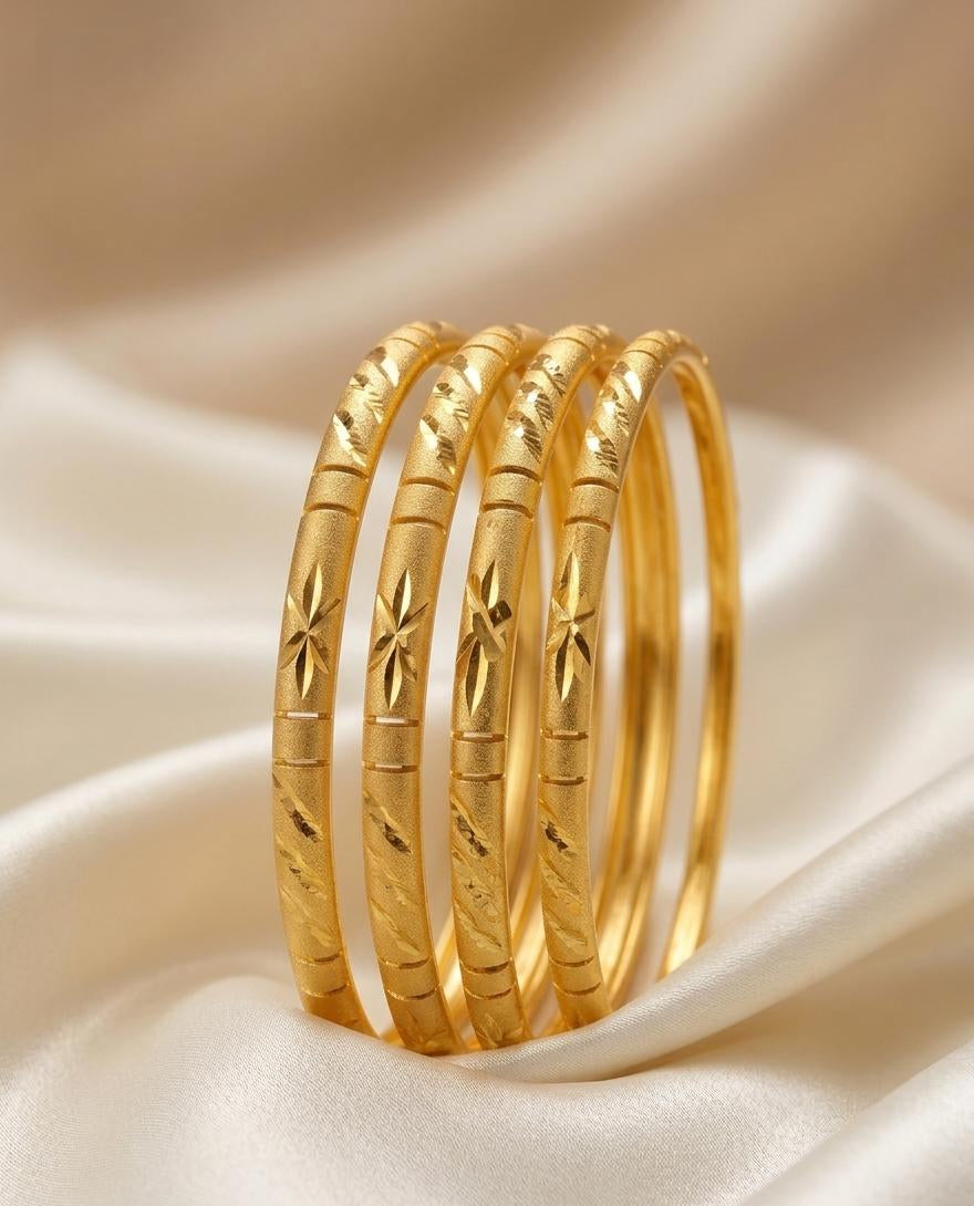 Royal Shine Gold Bangles