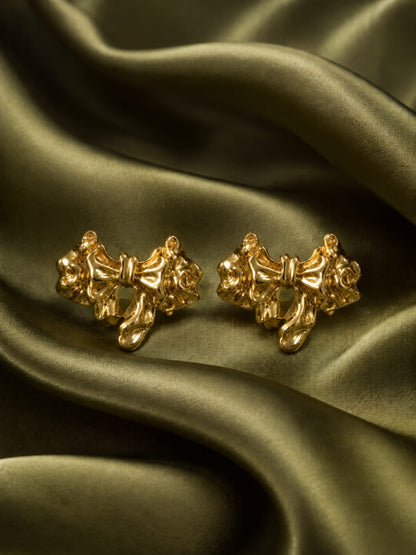 royal bow earings