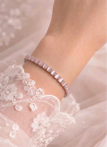 Seraphina Pastel Pink Bracelet