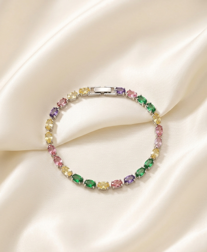 Spectrum Glow Tennis Bracelet