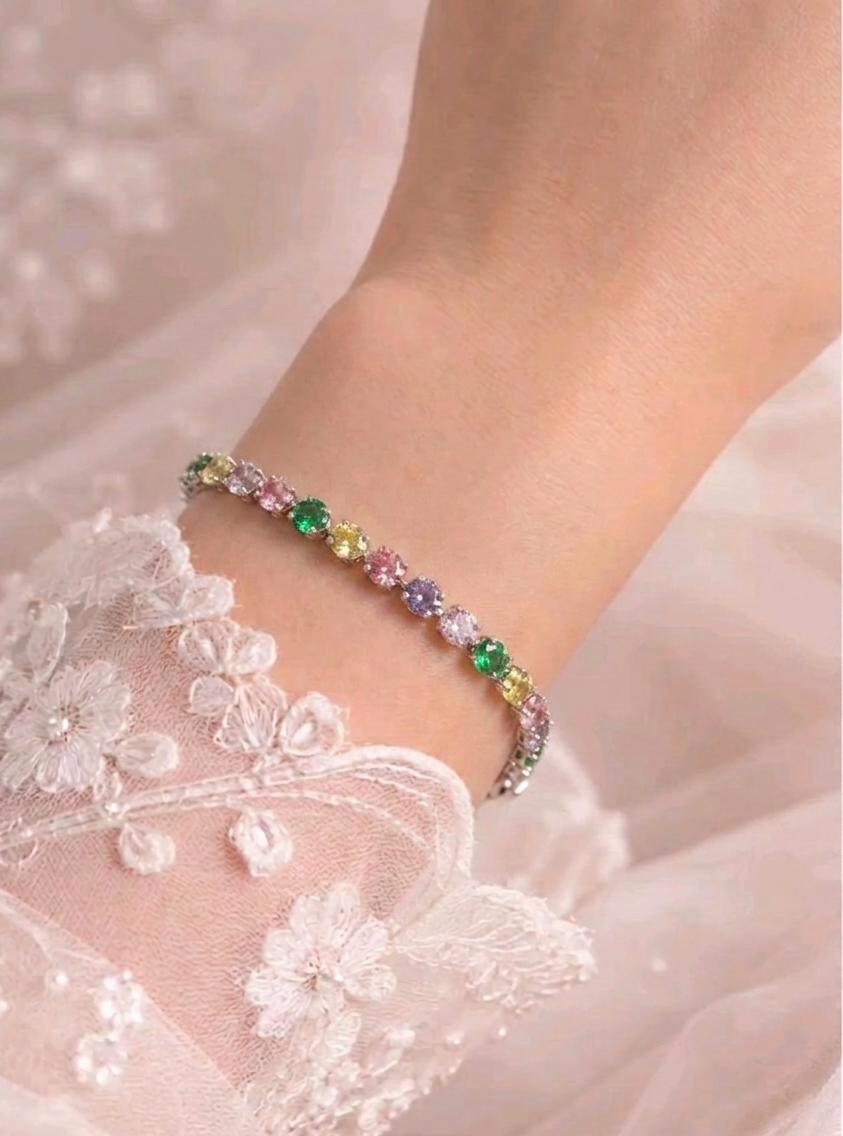 Spectrum Glow Tennis Bracelet