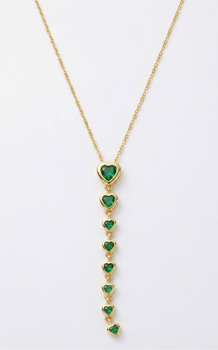 Emerald Drop Necklace