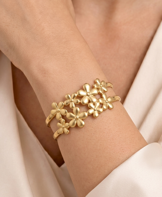 the wildflower meadow cuff bracelet