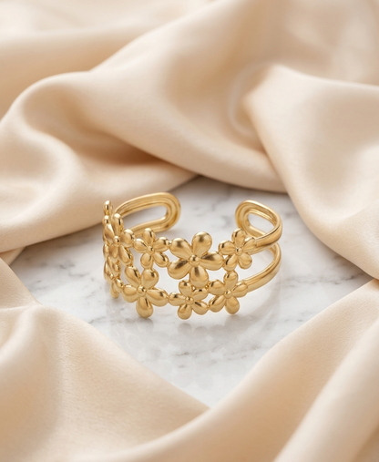 the wildflower meadow cuff bracelet