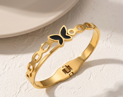 black butterfly bracelet
