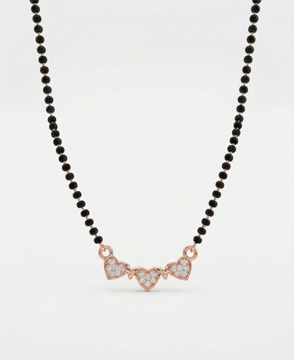 Triple Heart Mangalsutra