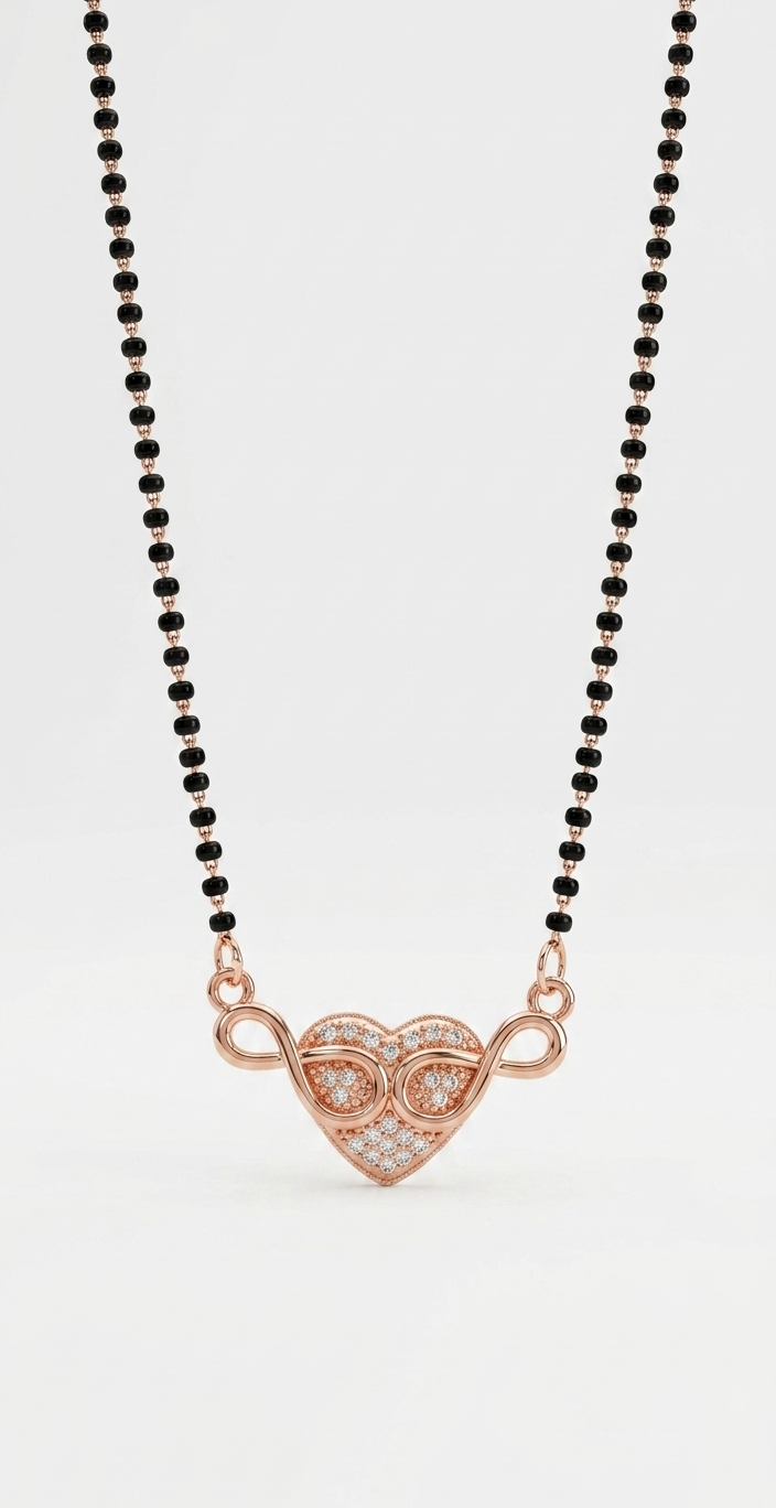 Infinity Heart Mangalsutra