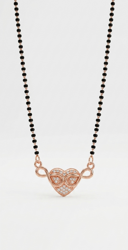 Infinity Heart Mangalsutra