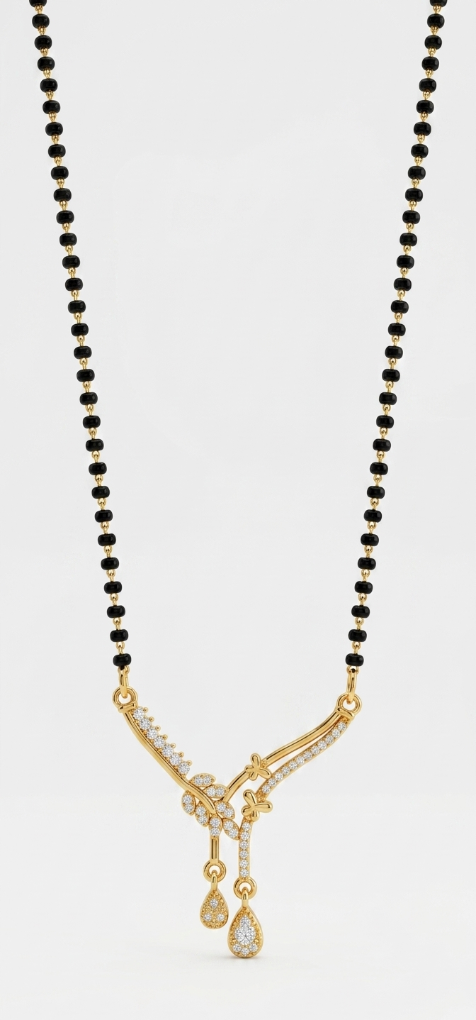 The Graceful Drop Mangalsutra