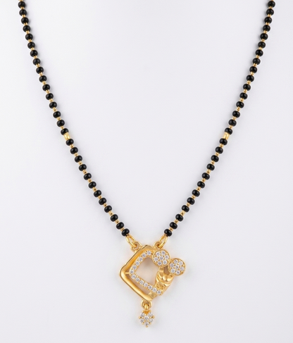 Geometric Bloom Mangalsutra