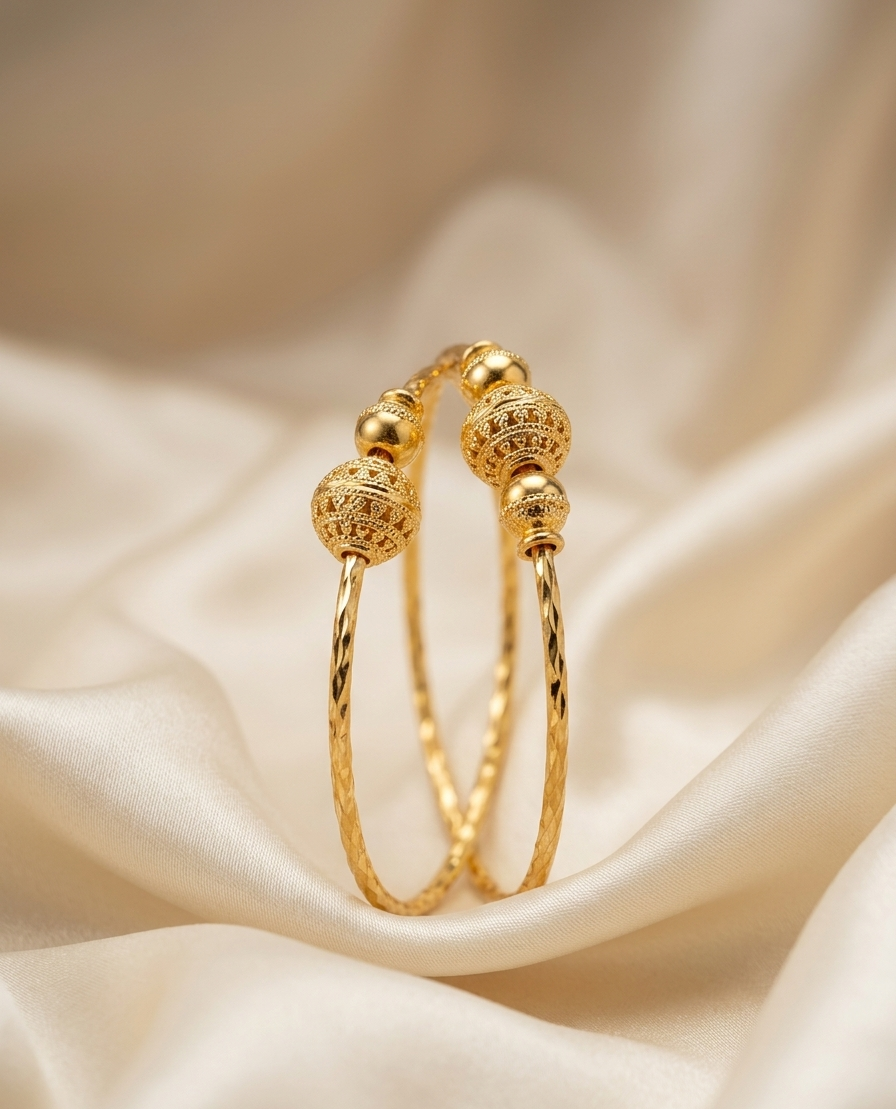 the ornate beaded bangle