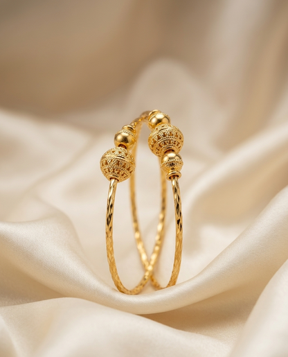 the ornate beaded bangle