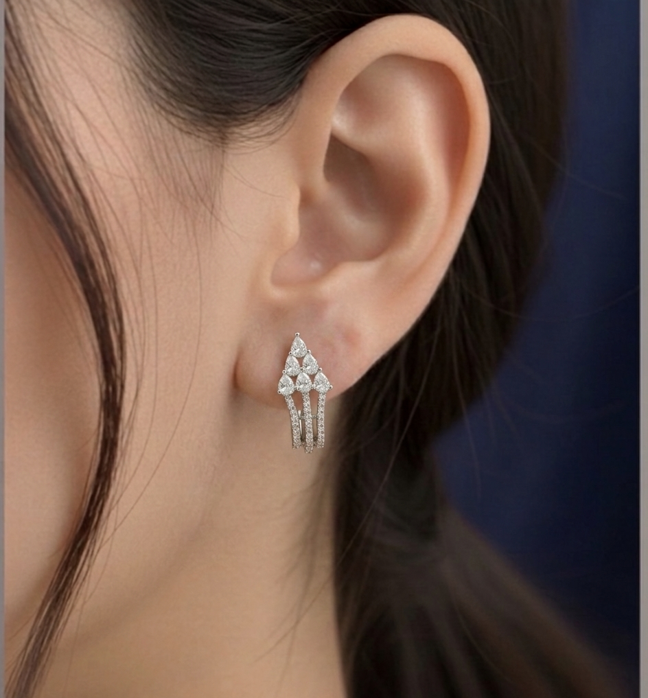 the diamond prism drops earings