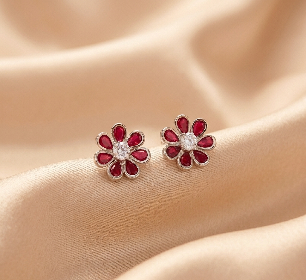 Ruby Rose Studs