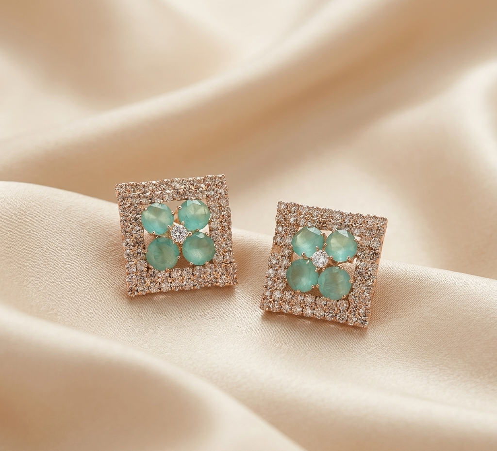 emerald clover squares