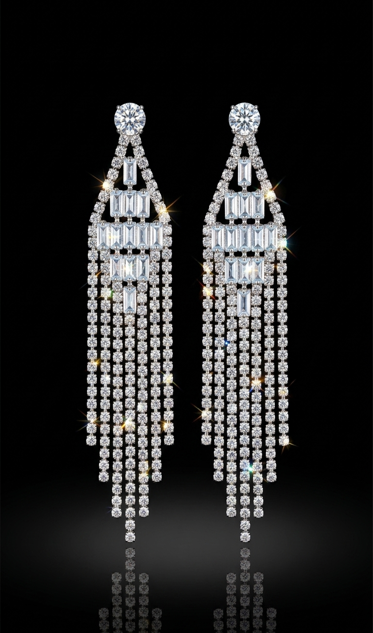 midnight shimmer tassels