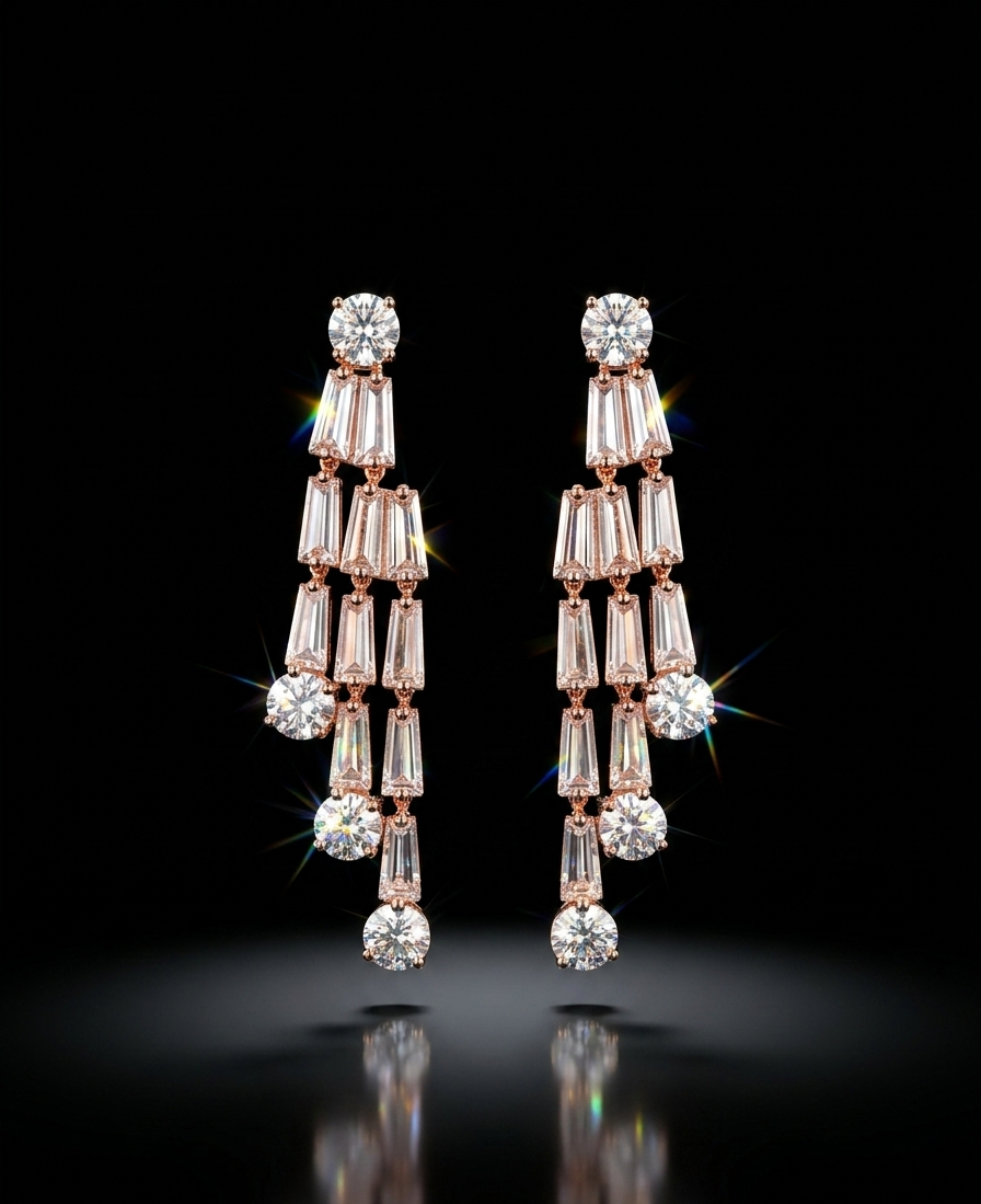 Art Deco Tiered Drops