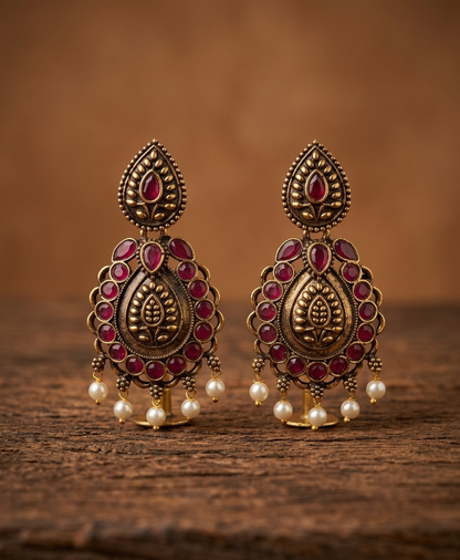 gilded heritage earings