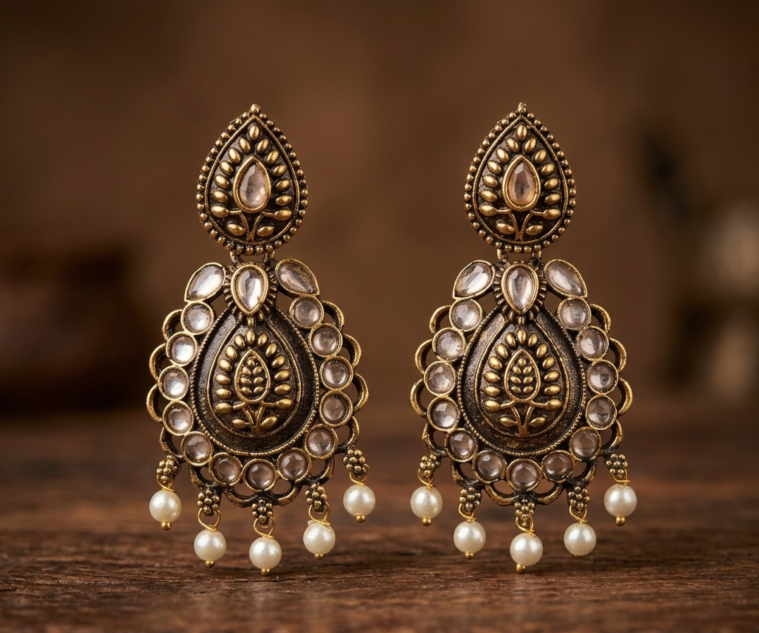 gilded heritage earings