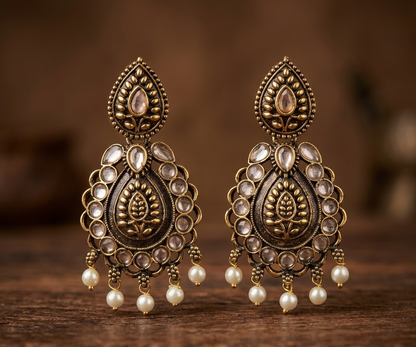 gilded heritage earings