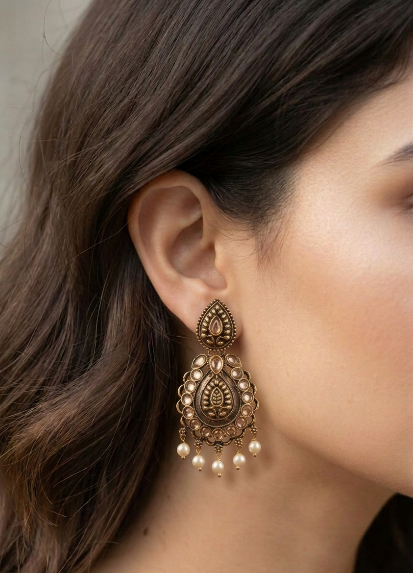 gilded heritage earings
