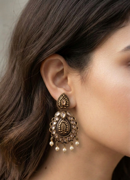 gilded heritage earings