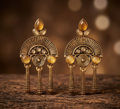 banjara spiral jhumkas