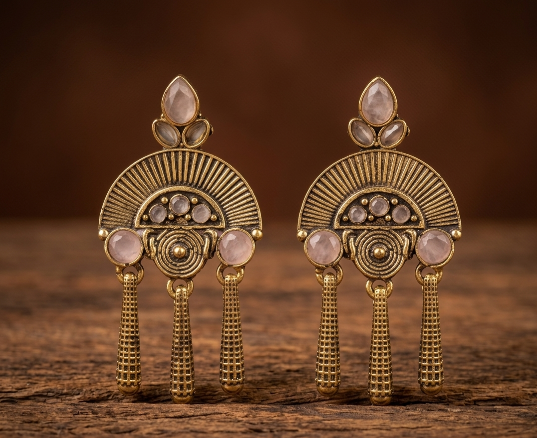 banjara spiral jhumkas