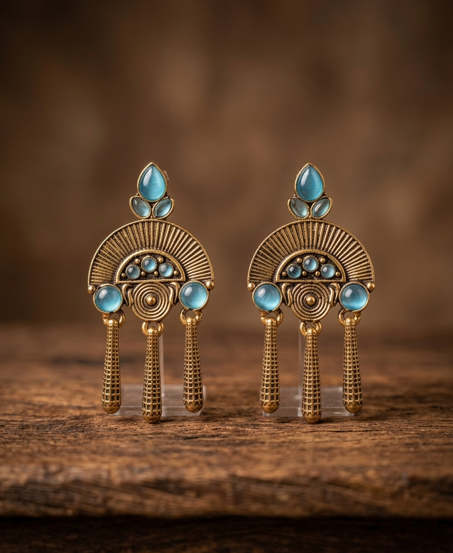 banjara spiral jhumkas