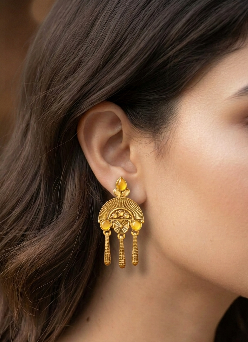 banjara spiral jhumkas