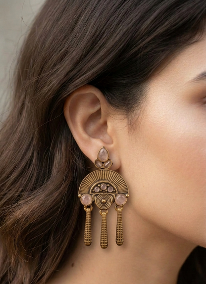 banjara spiral jhumkas