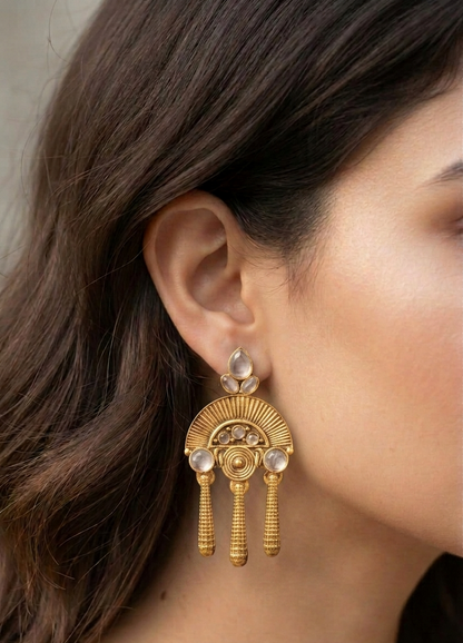 banjara spiral jhumkas