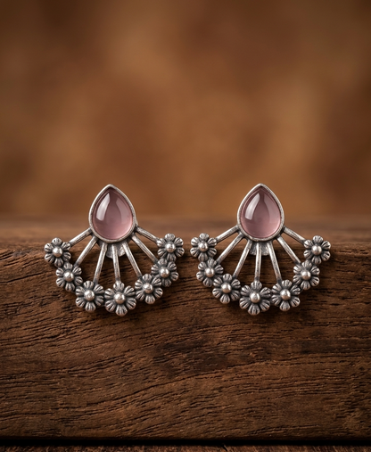 the azure blossom arc earings