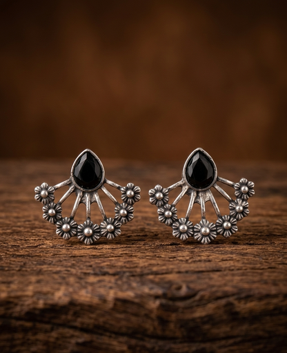 the azure blossom arc earings