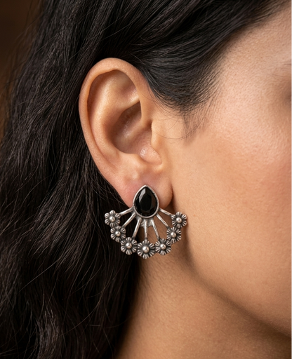 the azure blossom arc earings