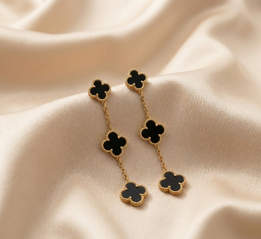 clover flower earings