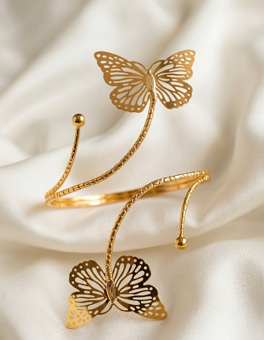 double butterfly armcuff