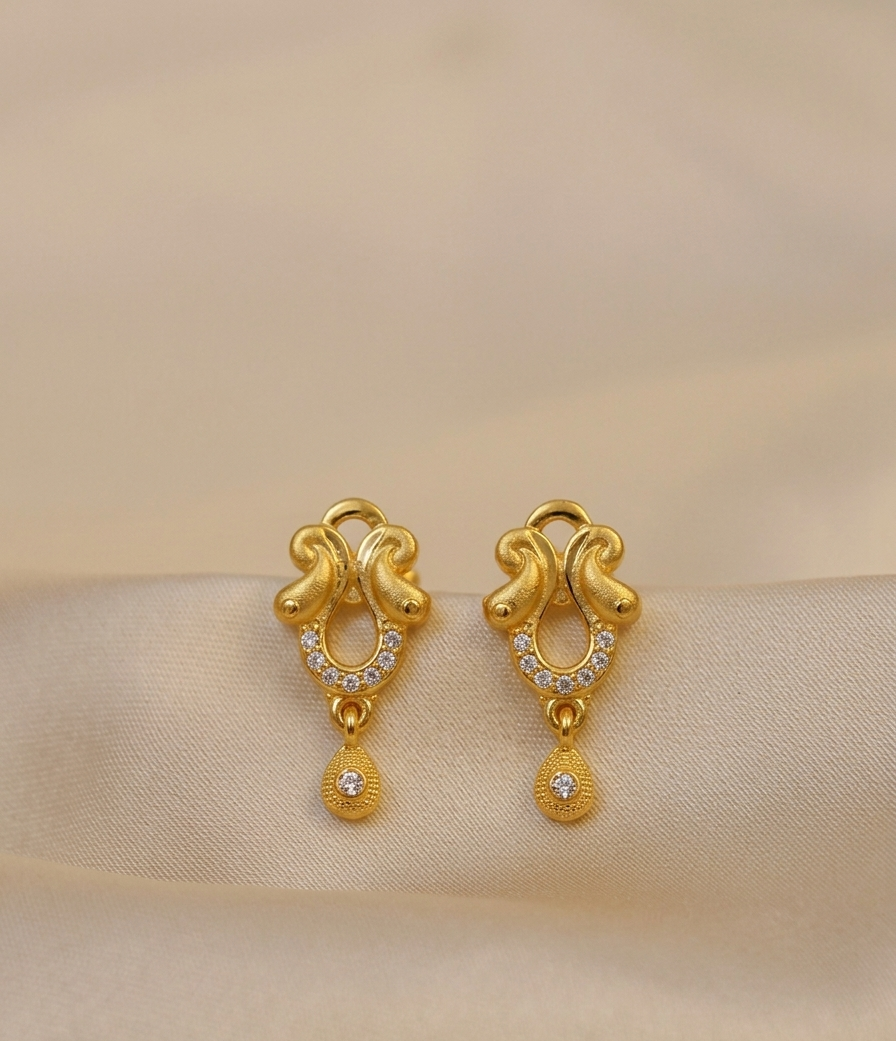 gilded scroll drops