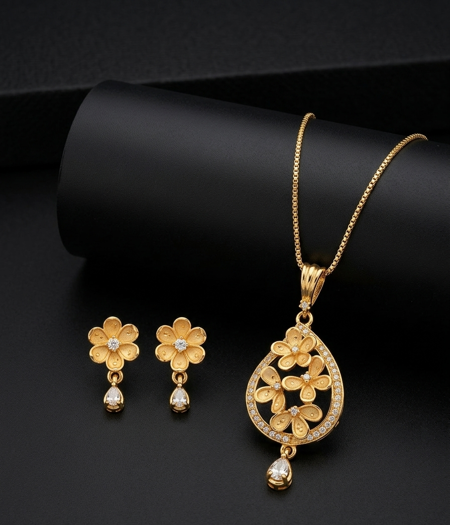 floral and drop set