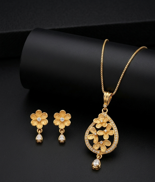 floral and drop set