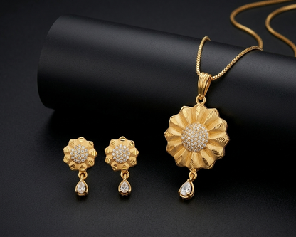golden sunflower set