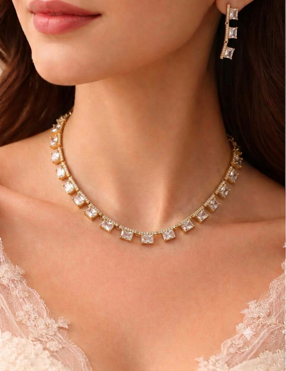 glimmering golden ad set