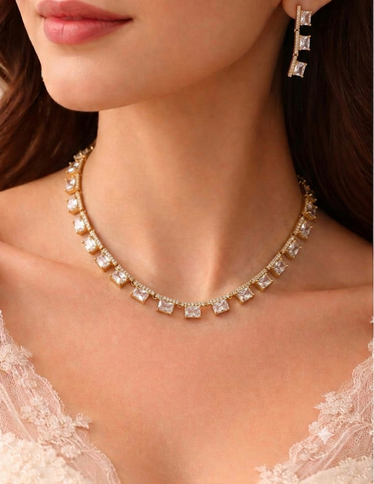 glimmering golden ad set