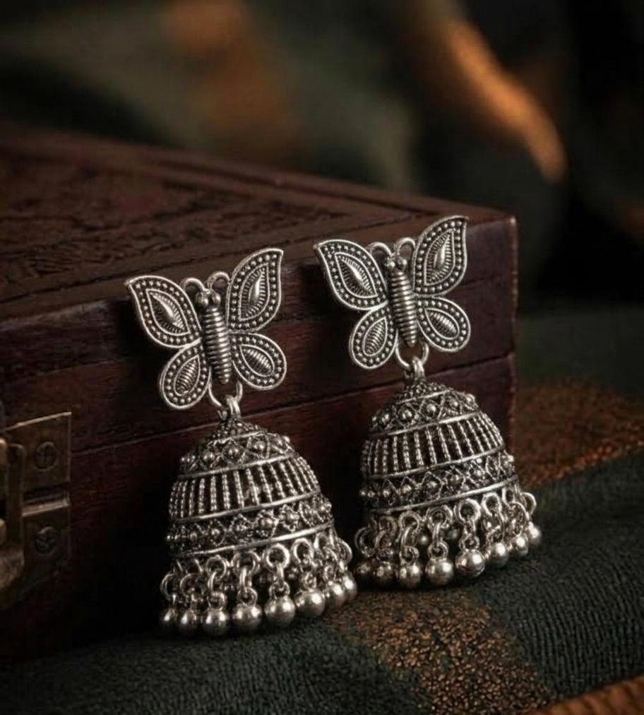 butterfly jhumki